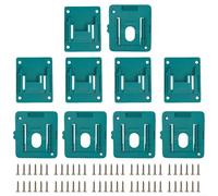 NbgrvB 18V Battery And Tool Holder Mount Set With Screws ABS Wall Or Bench Rack BL1815 BL1820 BL1830 BL1840 BL1850 BL1860(5+5 PCS)