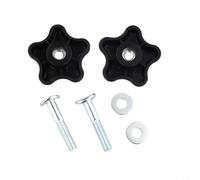 NbgrvB 2-Pack Handle Knob Assembly for Toro Mowers Part 117-5976 with Bolts 92-2260 Washers 107-3844 for TimeMaster Curve