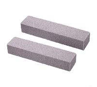 NbgrvB 2 Pack Pumice Scouring Pad Cleaner With For PP Handle Toilet Bowl, Tile, Pool And Grill Stain Removal, Grey