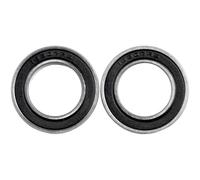 NbgrvB 2 Pcs 18x30x7mm Bike Wheel Hub Bearings 6903-18 2RS for Front Bicycle Wheel, Compatible with DT Swiss, Steel Material, Black+Silver