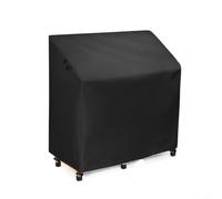 NbgrvB 210D Oxford Potting Bench Cover Waterproof, Outdoor Garden Table Protector with Windproof Straps, 45x20x48 Inch, Black(black)