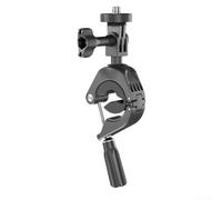 NbgrvB 360° Rotatable Bike Mount for Action Cameras - ABS Handlebar Clamp Holder for Motorcycle & Bicycle - Bracket for DJI for osmo Pocket 3 for insta360 X5 - Black Tube Adapter