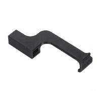 NbgrvB 3D Printed for RV Window Security Lock, No-Drill Latch for Replacement Camper Van and for Motorhome, Easy Snap-On Installation, Bright for Orange 2-Pack(black)