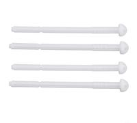 NbgrvB 4 Pieces Flush Rod Set for GEBERIT Twinline Bar Presser, Compatible with 240.074.00 Flush Mechanism Toilet Actuator Rod Assembly