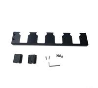 NbgrvB 4 Slot Metal Battery Storage Rack For Packout System, Wall Mounted Holder For 18V/20V DW Batteries, Heavy Duty Steel Organizer For Garage Workshop, Easy Pre-Drilled Installation(Black)