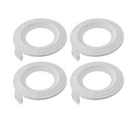 NbgrvB 4pcs Spool Cover Cap for FSE52 FSA57 FSA30 3-2 Thread Heads, 79.3x23.7mm White Plastic Parts