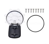 NbgrvB 7056 Pool Flapper with Lid O-Ring, Saltwater Resistant ABS Replacement Part Kit with 8 Screws for Jandy Spring Check Valve 7235 7305 7511 7512(Black-gray)