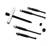 NbgrvB 7PCS Steering Wheel Puller Kit, Carbon Steel for Auto Repair Set, Anti-Slip Inner Hole Puller 38-85mm, Black Garage Repairs