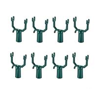 NbgrvB 8 Pcs Green Aluminium Alloy Branch Support Forks, for Heavy Duty Tree Crutch for Leaning Fruit Limbs, Garden and Orchard Plant Stake 9.2x5.9cm