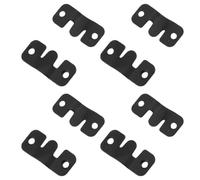 NbgrvB 8pcs Stainless Steel Mountain Shaped Snap Fasteners Heavy Duty Hooks for Picture Frames and Exhibition Displays Anti-Slip Hanging Buckles Black S