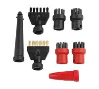 NbgrvB 8pcs Steam Cleaner Accessories Set with High-Temperature Resistant ABS Nylon Brushes Nozzles for SC1 SC2 SC3 SC4 SC5 Washable Reusable
