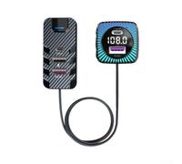 NbgrvB ABS Car Radio Adapter with 5 USB Ports 15W Output(Black)