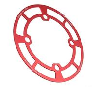 NbgrvB Aluminium Alloy Bike Chainring Guard for BCD 104mm, Single Chainring Protector Cover for 32-36T & 38-42T, Prevents Scratches and Keeps Clothes Clean, Red(38-42T Multicolor)