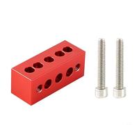 NbgrvB Aluminium Alloy Cushion Block for Astronomical Telescope Guiding Ring, Vibration Reduction Mount for Equatorial Tripod, 36mm or 50mm(50mm Red)