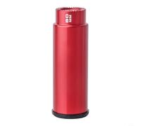 NbgrvB Aluminum Alloy Bicycle Derailleur Protector for Quick-Release Hub, 48/60mm Length Options for Mountain Road Bike Transport Storage(Red-60mm)