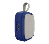 NbgrvB Anti-Slip Case for Anker Soundcore Boom Go 3i Outdoor Use(Navy Blue) | Shock-absorbing silicone, carabiner included, scratch-resistant, fits 11x4x11cm, black color option
