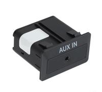 NbgrvB AUX Socket 3 2010-2013, TD7466DFX-5717 Car Center Console Aux Input Adaptor, Black ABS