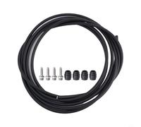 NbgrvB Bike Hydraulic Disc Brake Hose Oil Tube Pipe Olive Insert Kit, For SRAM-Red 22 For Rival For Force S700, Aluminum Alloy Stainless Steel Material, With 4 Olive 4 Insert Wrench Tool(Black)
