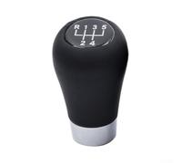 NbgrvB Black Microfiber Leather Shift Knob Replacement for BMW E30 M Tri-Color Stripe 5 6 Speed Manual Gear Head(6-speed 3D M logo)