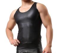 NbgrvB Black Sleeveless Crop Top for Club Party Wear(Black 3XL)