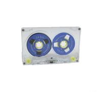 NbgrvB Blank for Mini Cassette Tape 54-Minute Recording with Plastic Case for Walkman and Portable Audio Players Blue