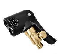 NbgrvB Brass for presta Valve Adapter for Bike Tyres - 2-in-1 Pump Nozzle Converter for & for french Valves on E-Bikes for scooters Motorcycles(B)