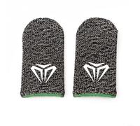 NbgrvB Breathable Sweat-Proof Mobile Gaming Thumb Sleeves 2-Pack(S02 Red) | Hybrid silver carbon fiber, 0.3mm ultra-thin, precise touch control, durable material, pro-level accuracy