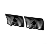 NbgrvB Car AC Vent Deflectors 2-Pack, 360° Adjustable Black ABS