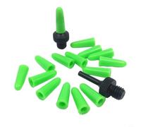 NbgrvB Car Dent Leveling Pen for Replacement Head, M8 Thread for TPU Tip for Crowbar & Hammer Repair Tools, Green (17/12 Pack)(A)