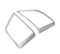 NbgrvB Carbon Fibre Silver Steering Wheel Button Trim Cover Compatible with for Tucson 2015-2020(Silver)