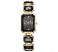 NbgrvB Casual Ladies Quartz Watch Rectangular Dial Daily Wear(Black)