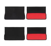 NbgrvB Center Console Display Screen Cover for Model 3 Y, PU Waterproof Thermal Insulation for Fingerprint Protection 248x382mm White Red Black(Black)
