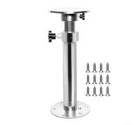NbgrvB Detachable Table Leg for RV Marine Boat Pontoon Yacht for aluminium Swivel Stand Height Adjustable 18-28 Inch Base
