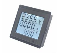 NbgrvB Digital AC Energy Meter 220V 20A, Electric Parameter Monitor with Voltage Overload Alarm, for Large LCD Display Home Power Measurement
