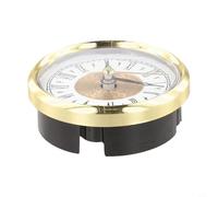 NbgrvB DIY 80mm Quartz Clock Insert Movement with Arabic and Roman Numerals, for Replacement Parts Crafts and Home