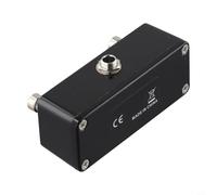 NbgrvB Dual Switch Guitar Effect Pedal, True Bypass Footswitch with Full Metal Shell, Compact Momentary Foot Switch for Electric Guitar, Black