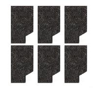 NbgrvB EcoRenew Large Aquarium Filter Cartridges for Aqueon Carbon Infused Sustainable Sponge for Freshwater and Marine Fish Tanks Biodegradable 6 Pack Replacement(6.6 * 9.2cm)