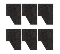 NbgrvB EcoRenew Large Aquarium Filter Cartridges for Aqueon Carbon Infused Sustainable Sponge for Freshwater and Marine Fish Tanks Biodegradable 6 Pack Replacement(7.6 * 4.7cm)