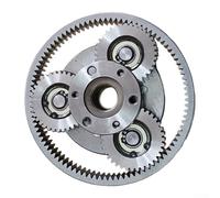 NbgrvB Electric Bicycle Motor Gear Set 6T Planetary with Clutch 36 Teeths for Bafang Compatible with E-Bike Scooter and Vehicle(abs gear)