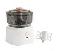 NbgrvB Electric Garlic Chopper, for Mini Food Processor with for Stainless Steel Blade Meat, Onion, Nuts and Baby Food, Easy Clean(white)