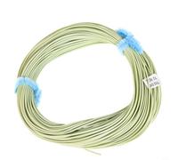 NbgrvB Fly Fishing Line 100 FT Weight Forward WF5F-WF8F Floating No Splice Nylon Rubber Moss Green for Casting and Strike Detection(6F)