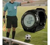 NbgrvB Football Referee Digital Watch Stopwatch, Built-in Metronome and Luminous Screen, 45mm for Dial Sports Timing, 100 for Memory, for Black