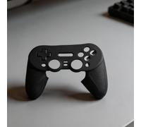 NbgrvB for 8bitdo Pro3 BT Controller Case Silicone Shockproof Cover Water Resistant Protective Shell Anti-Slip Grip Skin Black(Black)