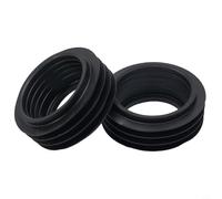 NbgrvB for GEBERIT Compatible Low Level Flush Pipe Cone Seal 42mm Black Set of 2 Concealed Cistern 119.668.00.1