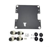 NbgrvB for heavy-duty Aluminum Rolling Cart Base Brakes for Bambu Lab X1C X1E P1P P1S P2S X2D for 3D Printer Protective Stand