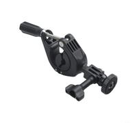 NbgrvB for insta360 X5 Motorcycle Camera Mount Adjustable Bicycle Clamp for Action Camera Accessories Anti-Vibration 14.3cm Black