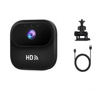 NbgrvB for mini WiFi Camera Portable Security Cam for Pet Dog Monitoring with Motion Detection 4.6cm for cube(Black)