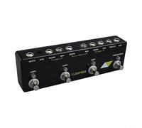 NbgrvB for MOSKYaudio 3 LOOP BOX Guitar Looper Pedal, True Bypass Loop Effect with Tuner Mute, 3-Channel Series Recorder Electric Guitar & Bass, Black