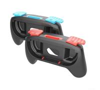 NbgrvB for nintendo Switch 2 for joy-con Grips Set - Ergonomic Comfort Controller Grip Handle - Wear-Resistant ABS(Red and Blue)