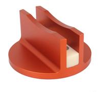 NbgrvB for Orange Aluminum Grooved Lifting Cushion Adapter Safe Vehicle Frame Track Jack Stands